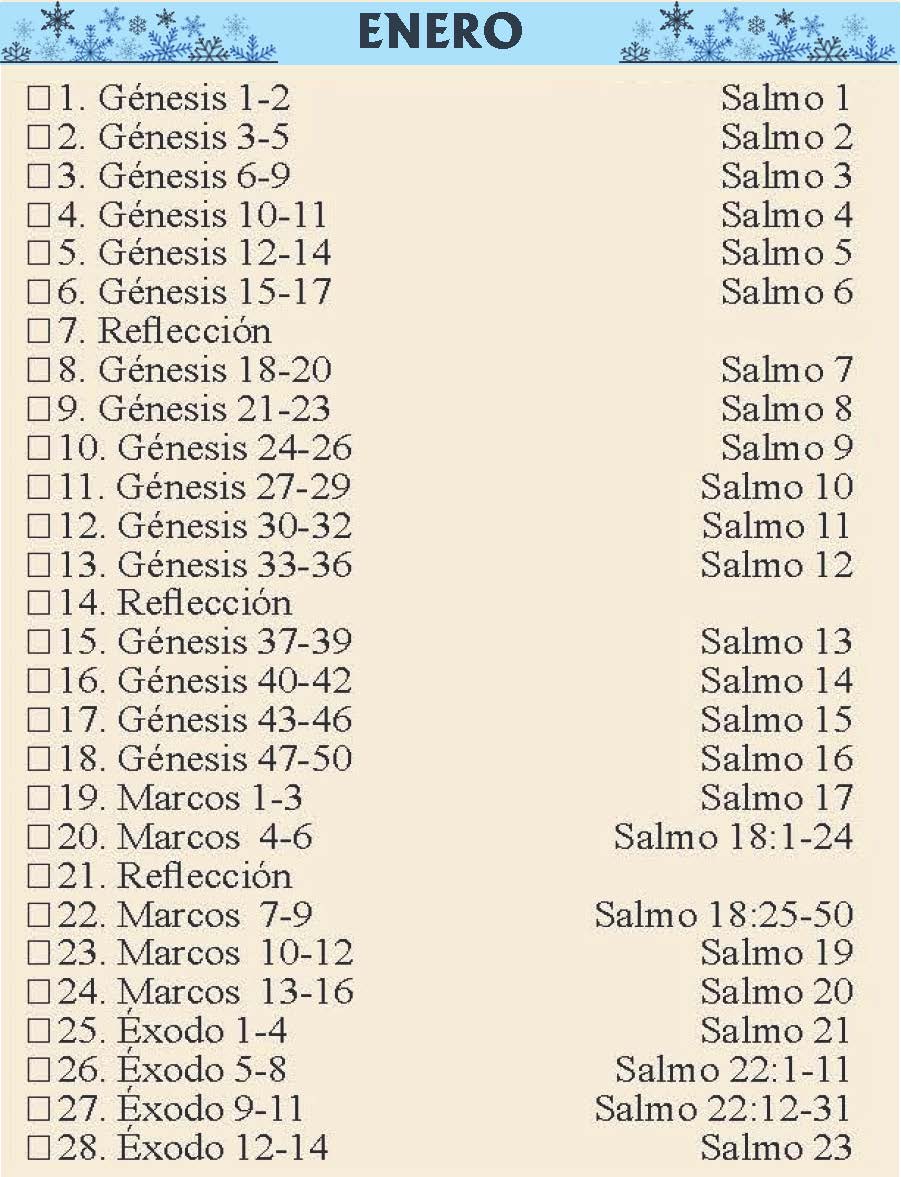 January Study Plan