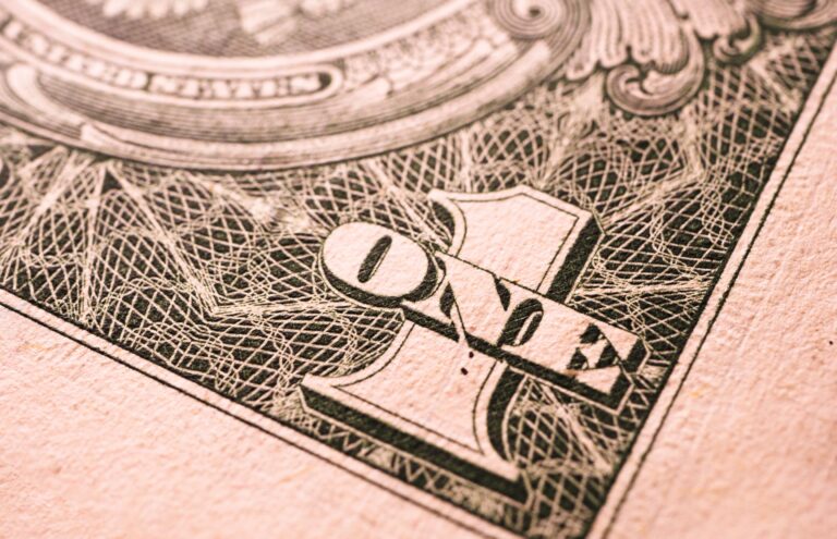 Close up of Us Dollars Money